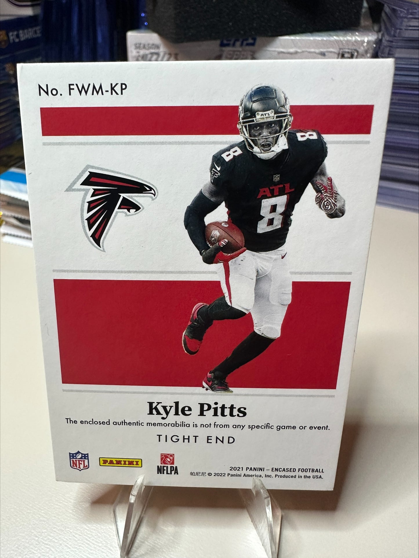 2021 Encased Future Wave Patch Kyle Pitts # /15 Rare FOTL Atlanta Falcons Rookie Card No FWM-KP